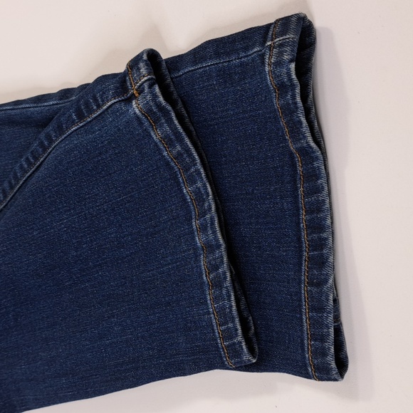 Lauren Ralph Lauren Modern Straight Curvy Blue Jeans Size 4 - Picture 14 of 17